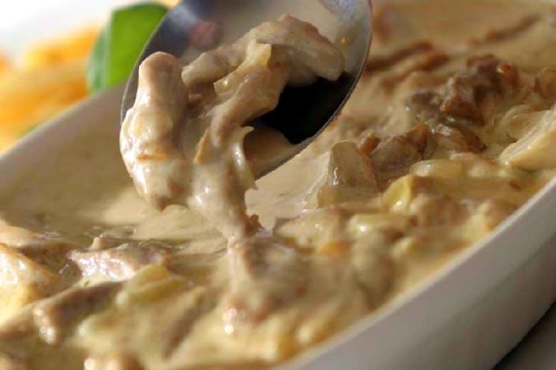 Can əti qaymaqla