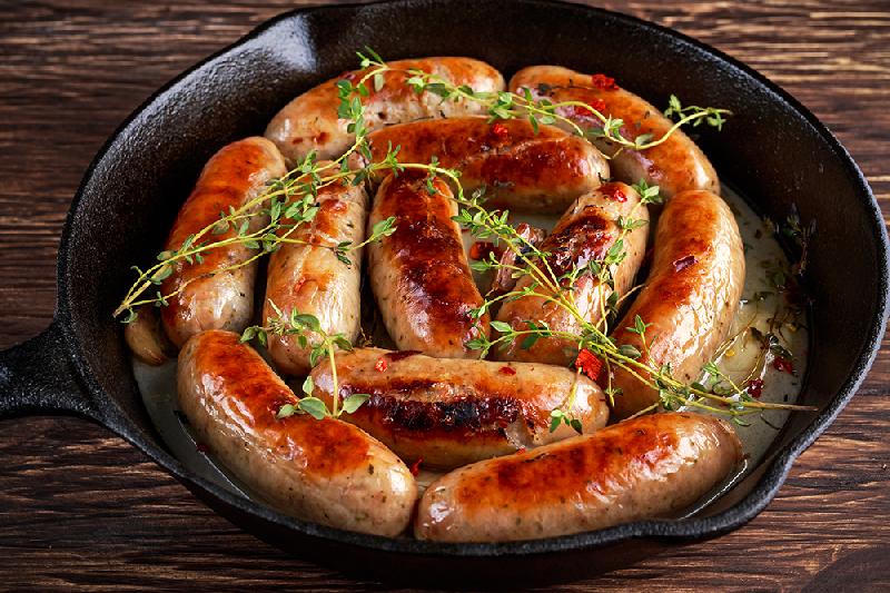Chipolata sausages