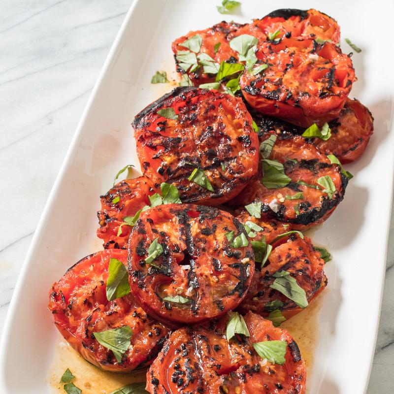 Grill tomatoes