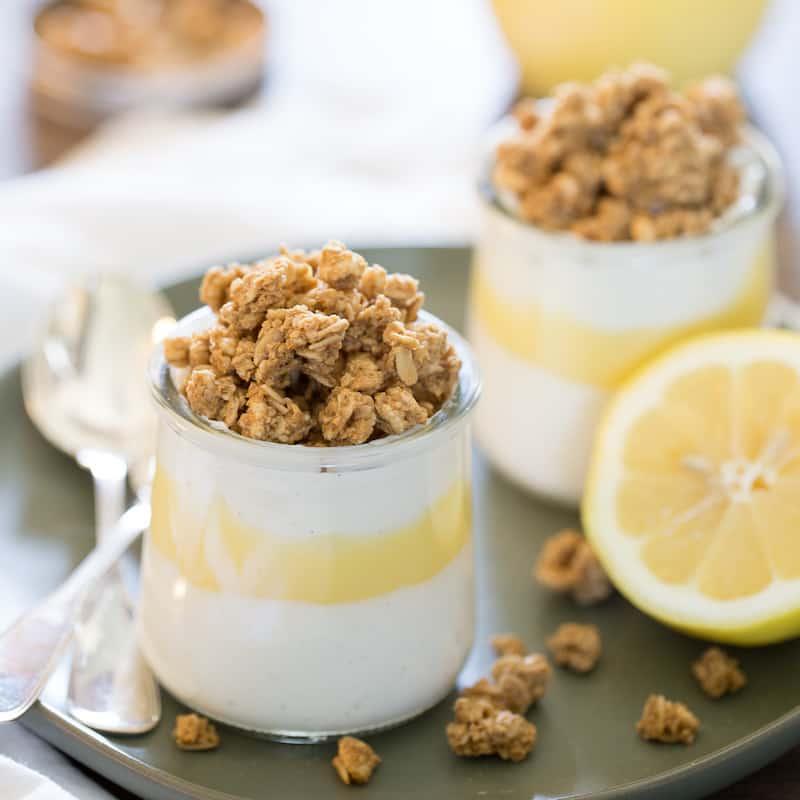 Lemon Crunch Yogurt Parfait