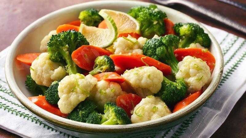 Steamed vegetables