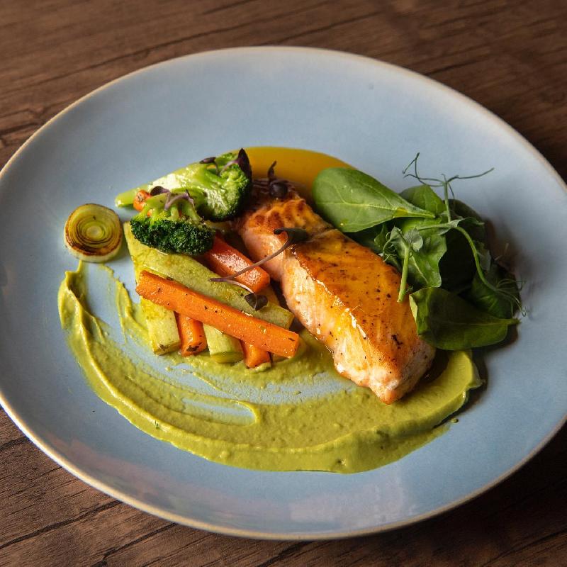 Salmon steak