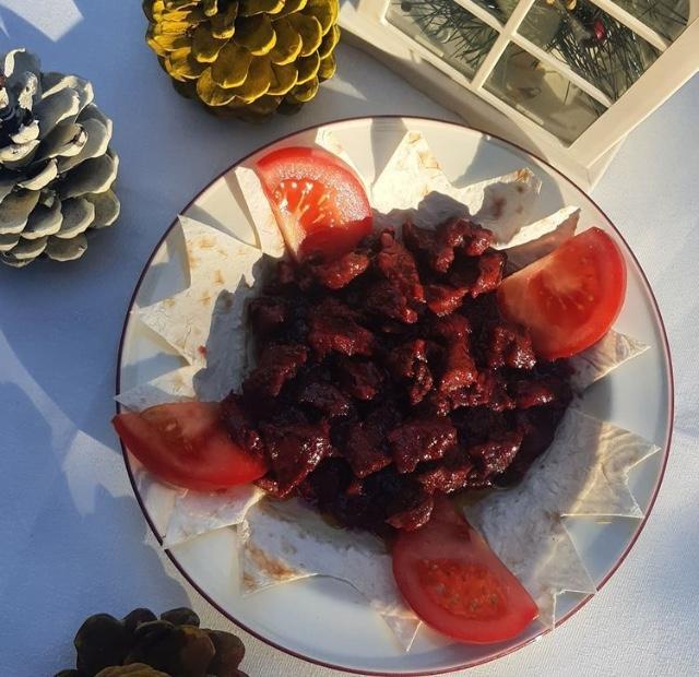 Turşulu dana qovurma