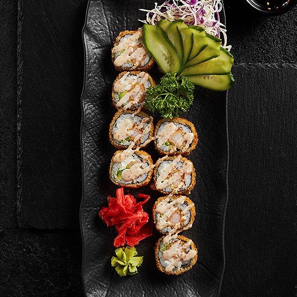 Hot california roll 
