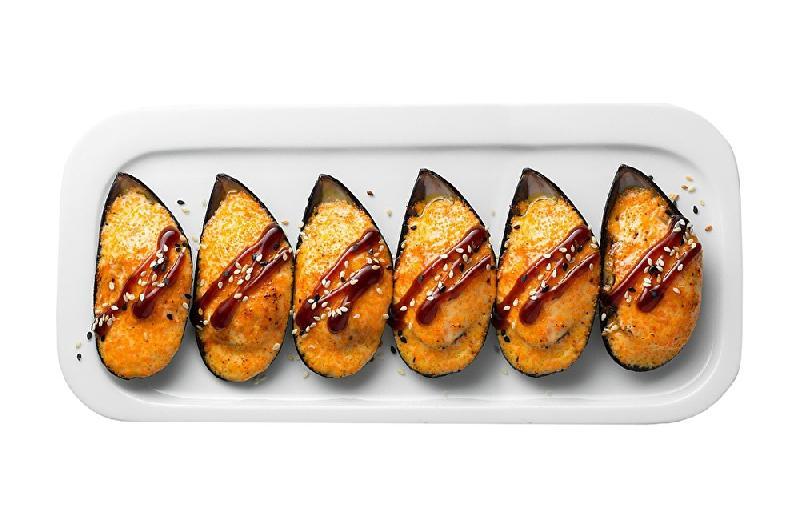 Mussels baked