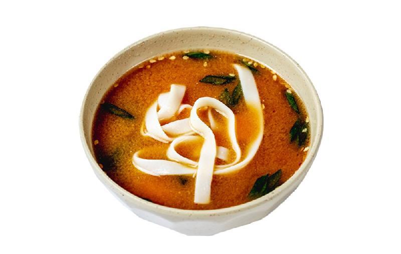 Miso udon soup