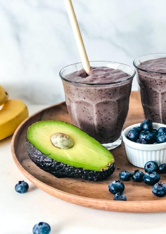 Blueberry brain boost smoothie 