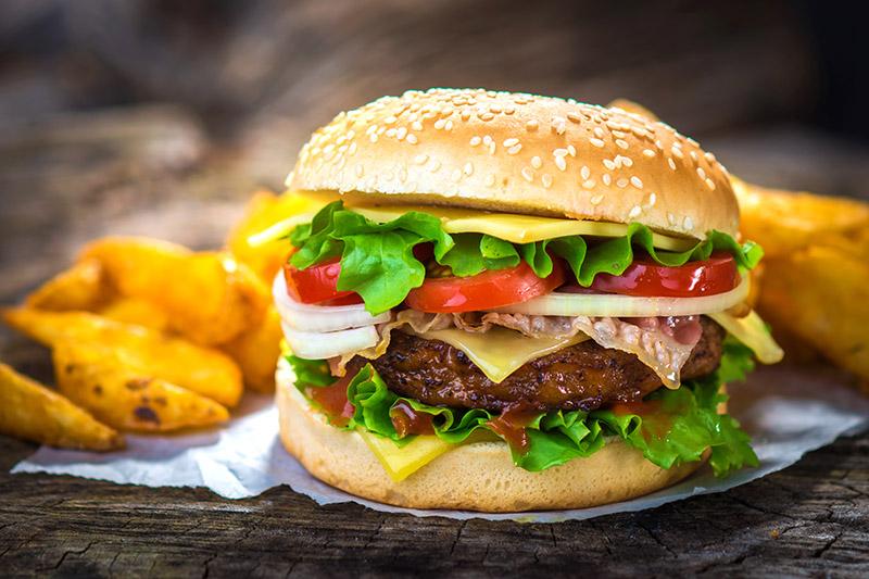 Smoked burger 