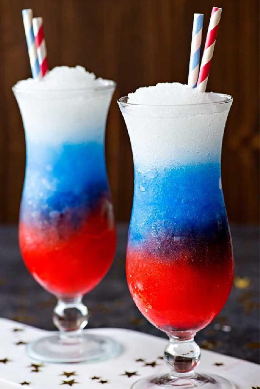 Funny red blue
