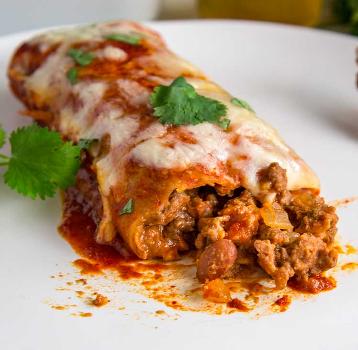 Enchilades Ət İlə