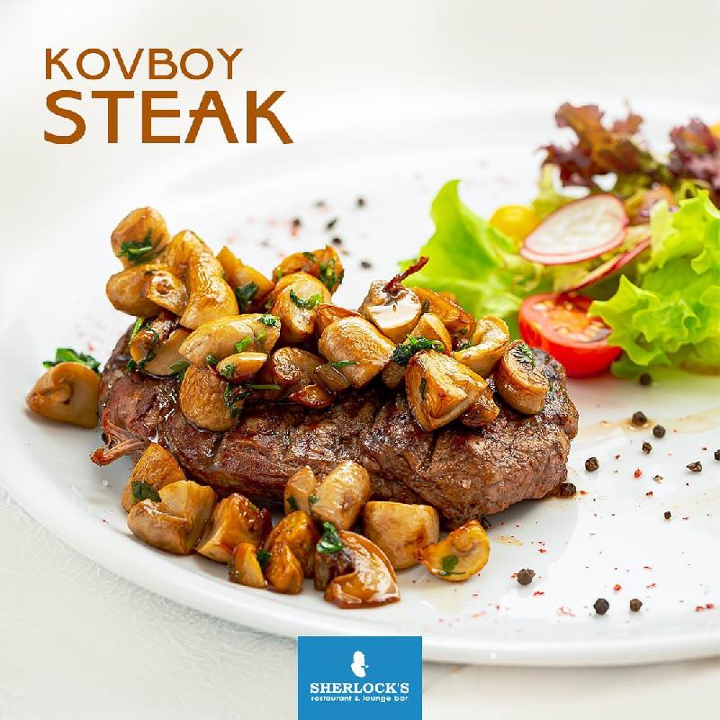 Kovboy Steyki Göbələk İlə