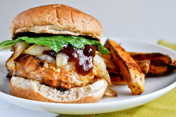 BBQ chicken burger 