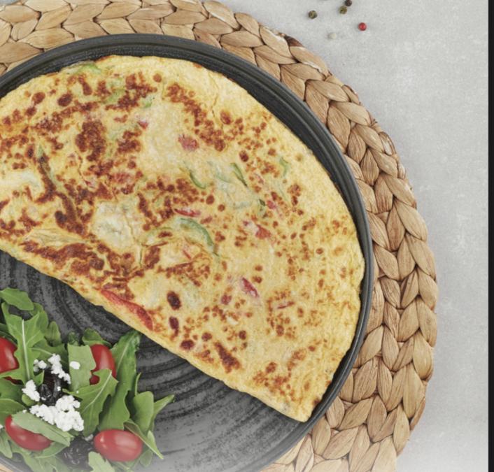 Tərəvəzli omlet 