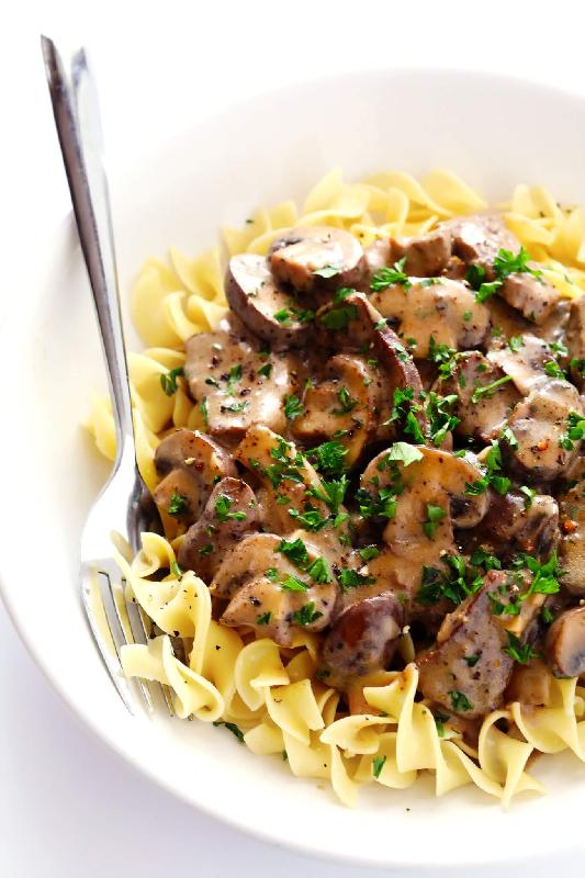 Beef stroganoff