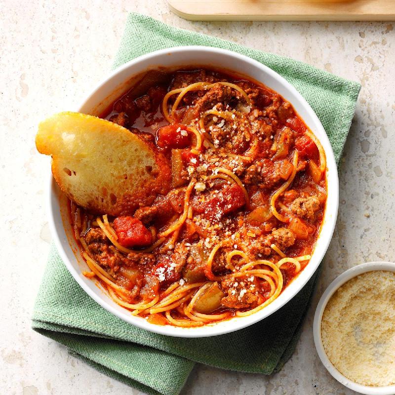 Beef spaghetti