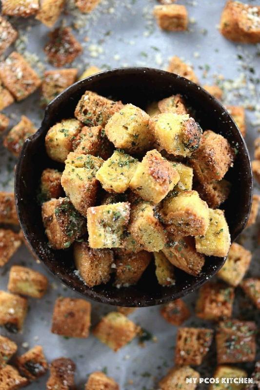 Dry bread with qarlic
