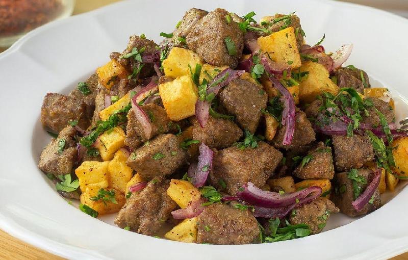 Ət Qovurması kartoflu