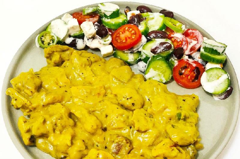 Kori soslu tavuk 