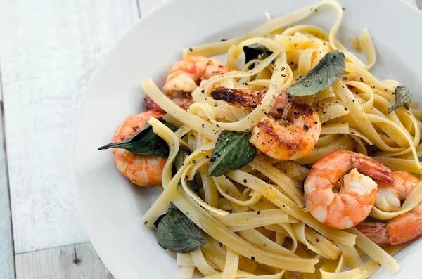 Karides fettuccini