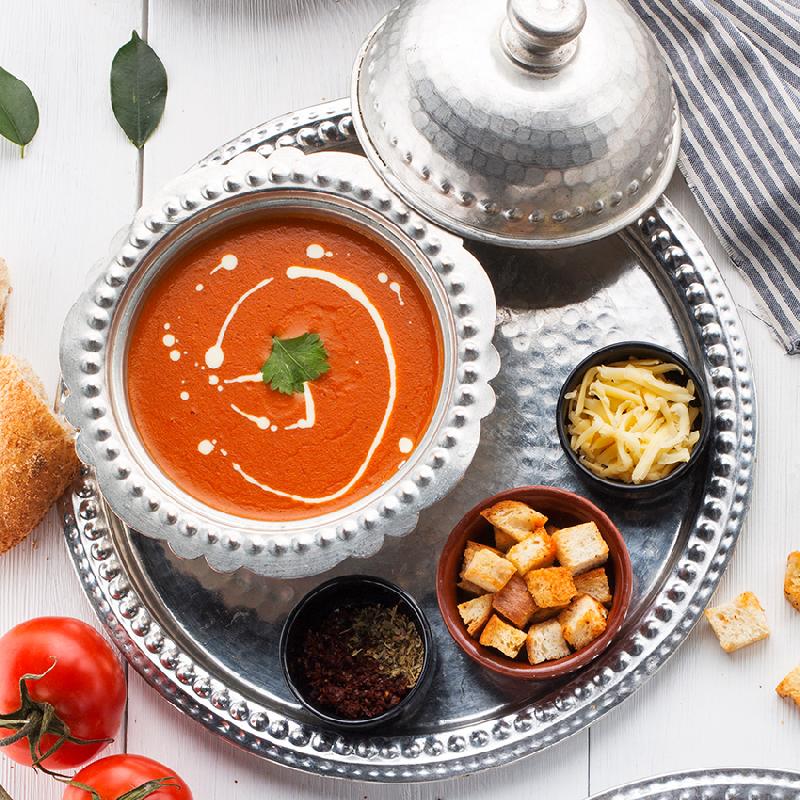 Qaymaqlı Pomidor Şorbası 