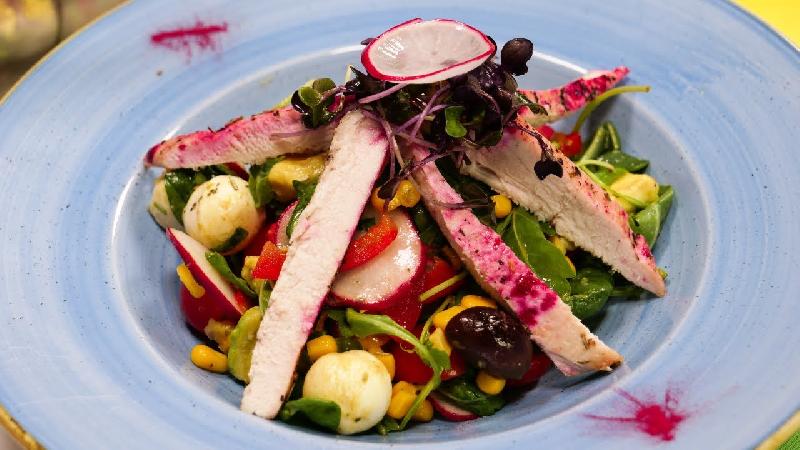 Barbekü Souslu Ət Salatı