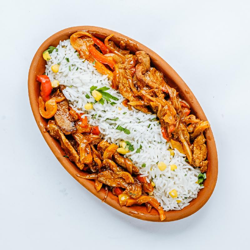 Faxitos tərəvəzli düyü