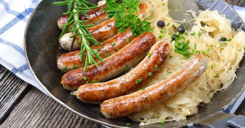 Alman donuz sosis soyutma qizartma