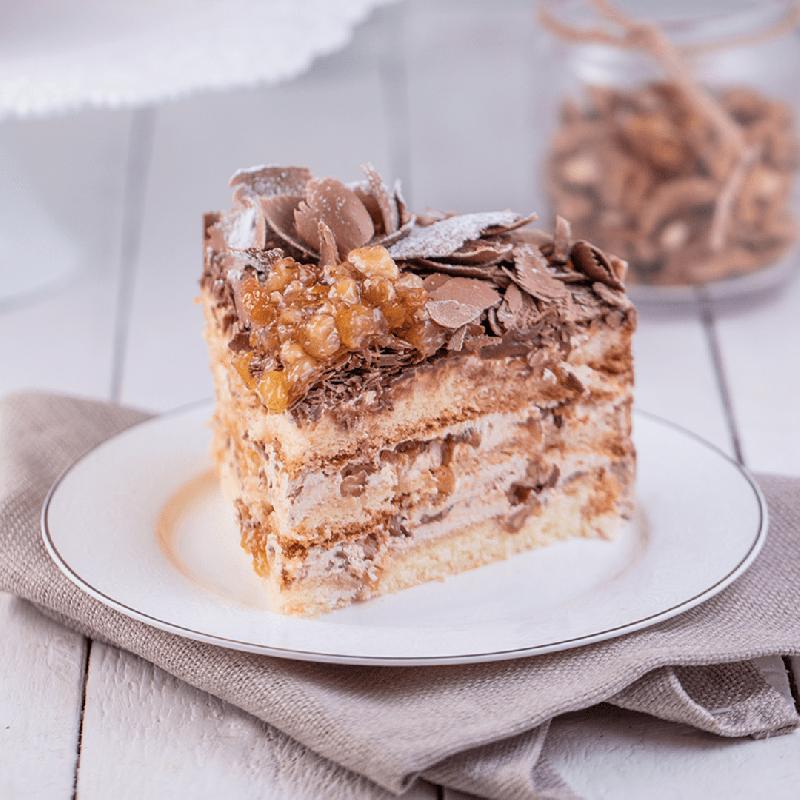 Karamelli - Qozlu Tort