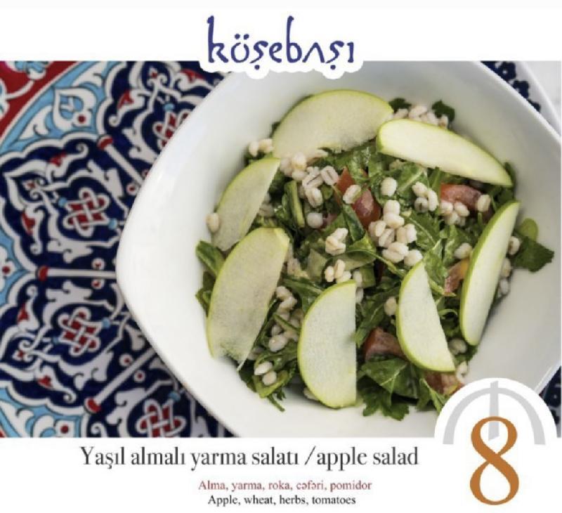 Yaşıl Almalı Yarma Salatı