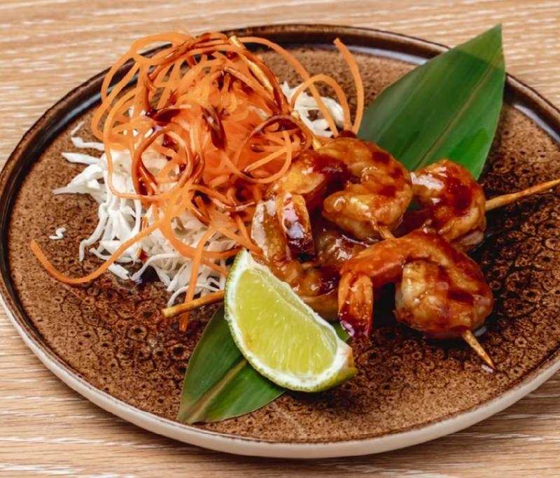 Tiger prawns Yaki-Tori
