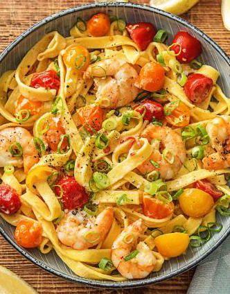 TAGLİATELLE WITH SHRIMP 
