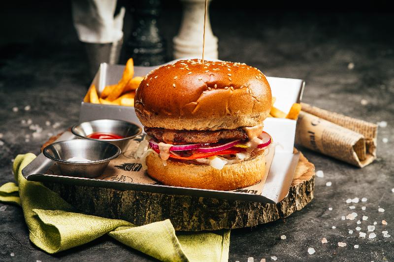 Chicken blt burger