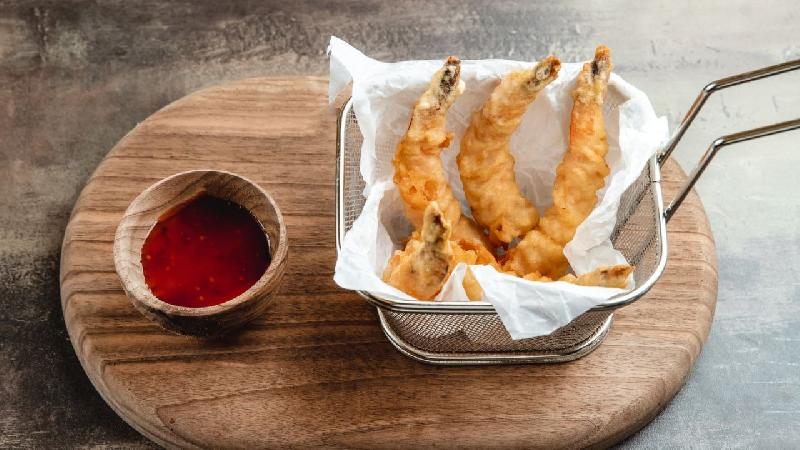 Tempura krevetlər