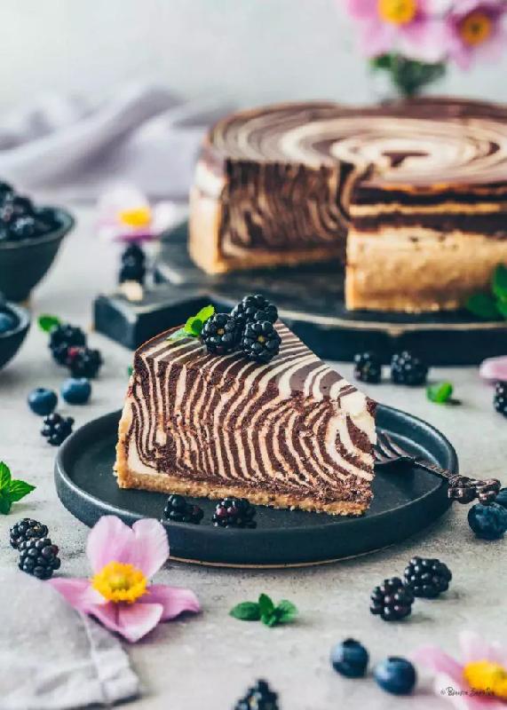 Brownie zebra cheesecake 