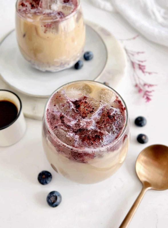Blue berry Latte