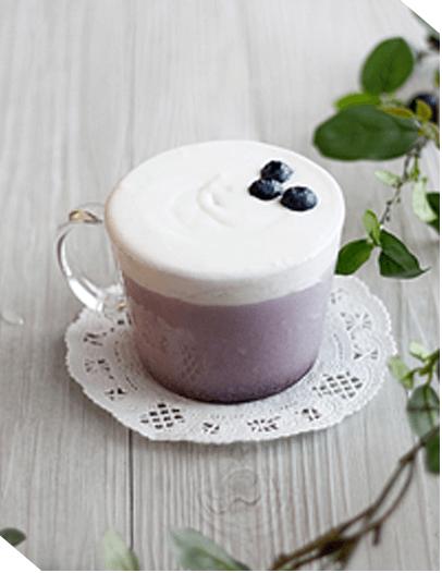 Blue berry Latte