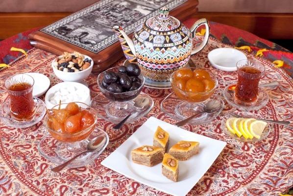 Çay+mürəbbə
