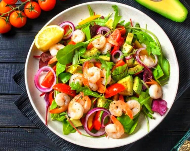INSALATA DI GAMBERI E AGRUMI 