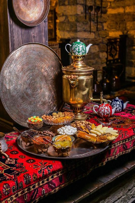 Samavar çayı dəzgahı