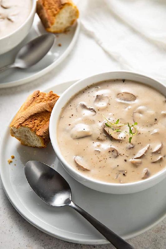 Cream of mushroom soup 