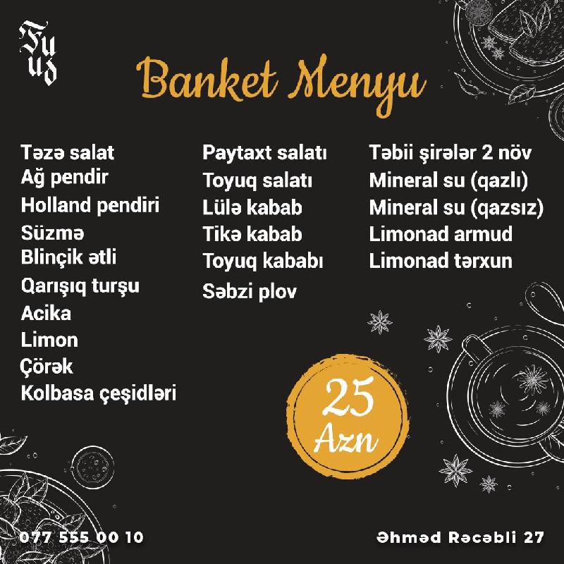 Banket Menyu