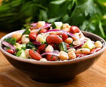 Lobya salatı 