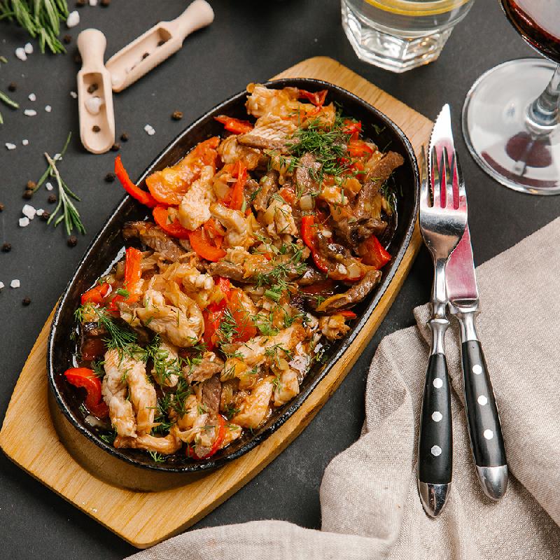 Toyuq fajitas