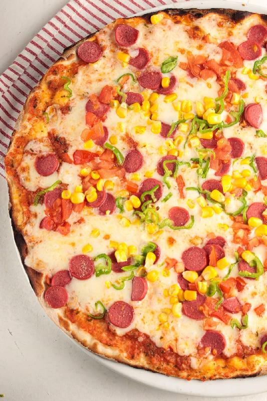 Pizza sosis kolbasa