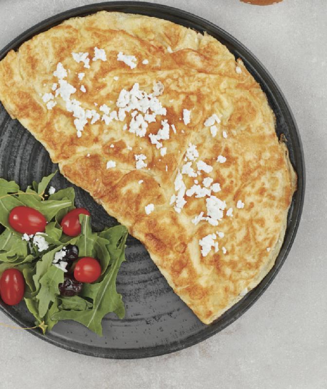 Ağ pendirli omlet