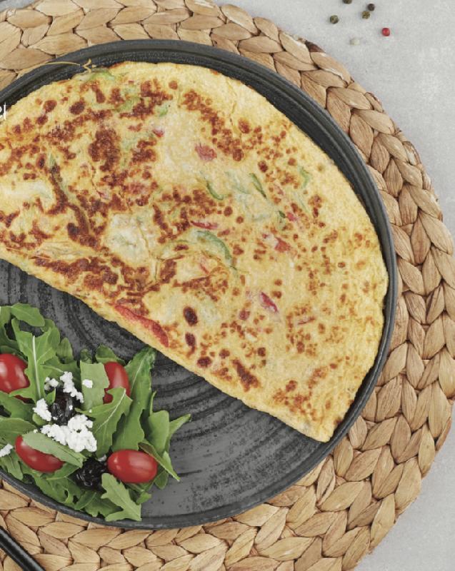Tərəvəzli omlet