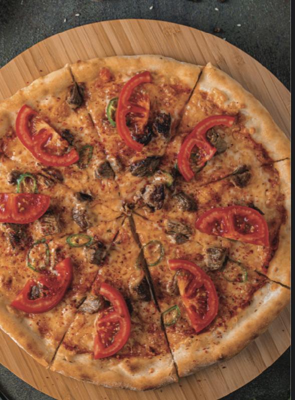 Qovurmalı special acılı pizza