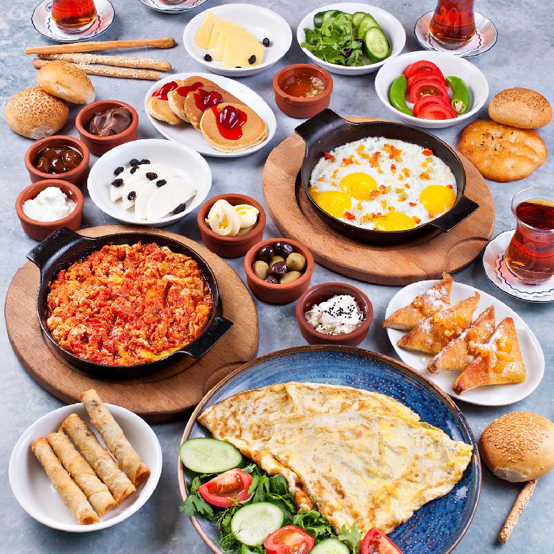 Çamlıca səhər yemək seti 4 nəfərlik 