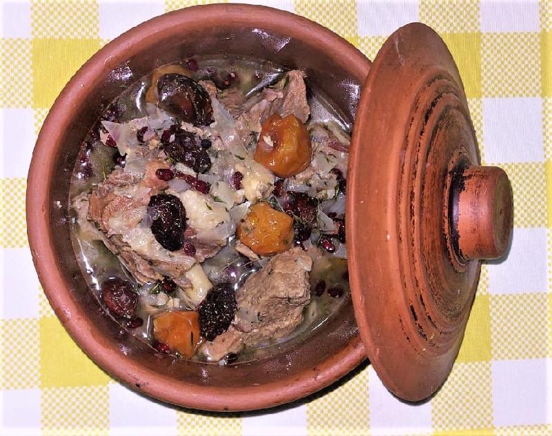 Dopuda basdırma quzu əti