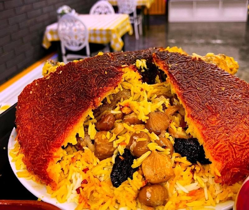 Qəbələ döşəmə plov quzu ətindən